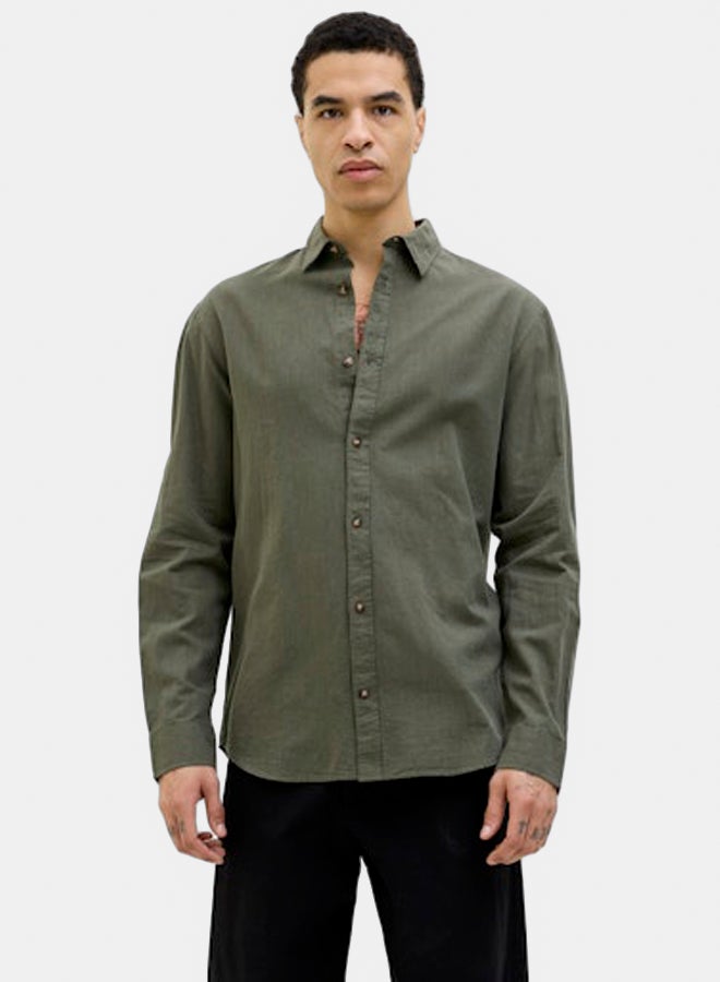 JACK & JONES JACK & JONES Mens Summer Shirt Longsleeve  - Image 2