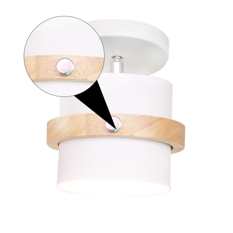 White LED Ceiling Lamp Modern Corridor Fixture for Bedroom Living Dining Kitchen Hallway - Image 4