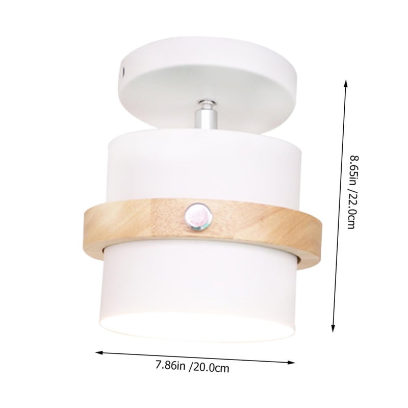 White LED Ceiling Lamp Modern Corridor Fixture for Bedroom Living Dining Kitchen Hallway - Image 3