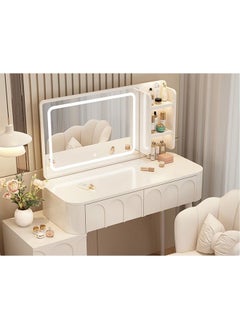 NKX Multifunctional Makeup Vanity Dressing Table with Drawers and Chair 100 CM  - Image 4