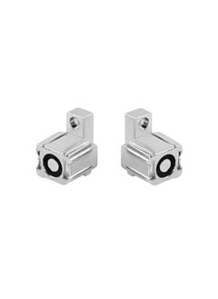 Metal Lock Buckle For Nintendo Switch Oled Card Buckle Slide Track Slide Spring Back Non-tight-Product Color:Silver Latch 1 Pair