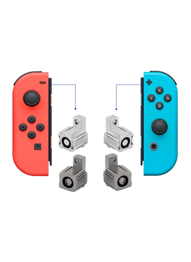 Generic - Metal Lock Buckle For Nintendo Switch Oled Card Buckle Slide Track Slide Spring Back Non-tight-Product Color:Silver Latch 1 Pair - Image 1