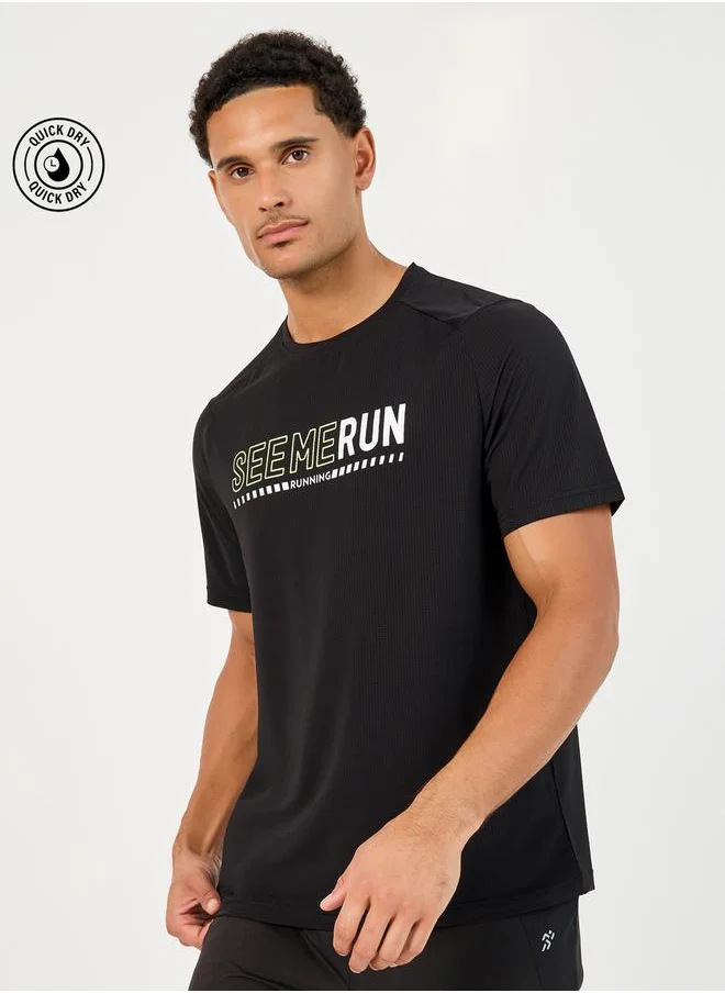 ستايلي Super Stretch Printed Training T-Shirt