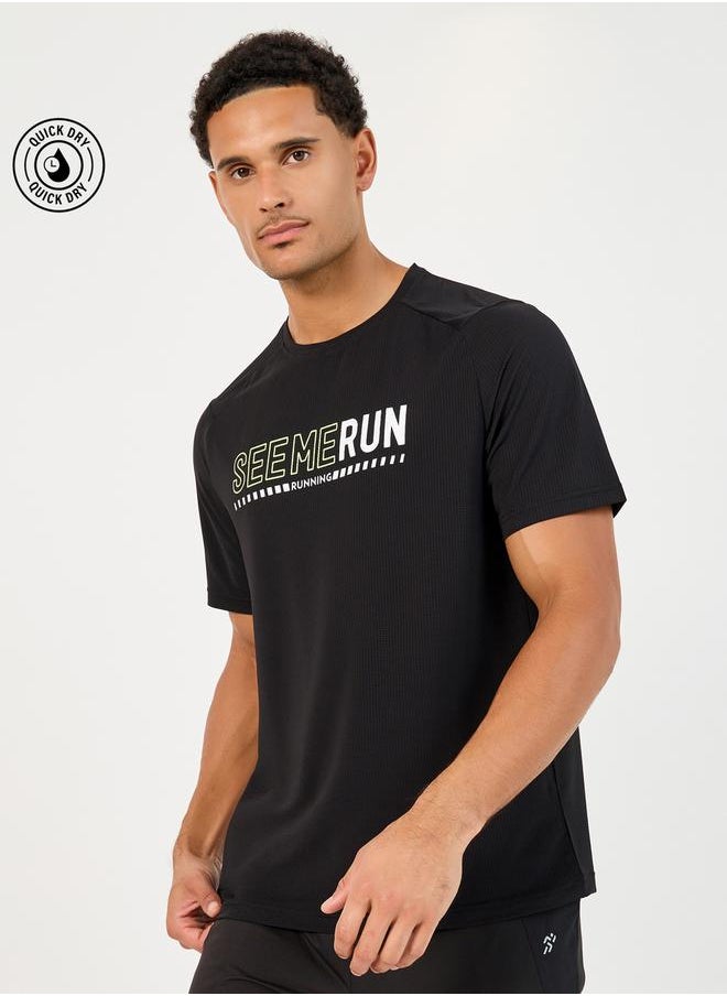 Styli - Super Stretch Printed Training T-Shirt - Image 1