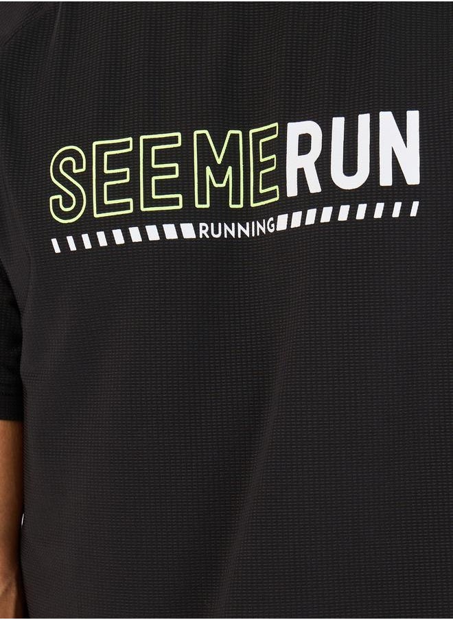 Styli - Super Stretch Printed Training T-Shirt - Image 1