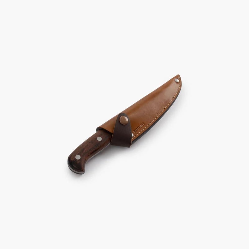 BareBones Wilderness Paring Knife with Leather Sheath - Image 2