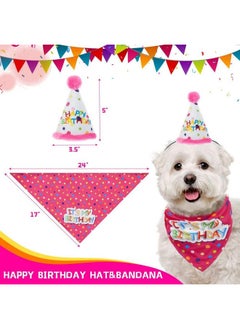 BINGPET Dog Birthday Bandana Set With Cake,Dog Birthday Cake And Balloon,Dog Birthday Party Supplies For Boys And Girls,Puppy Chew Toys Gift For Large And Extra Large Dogs Pets  Pink  - Image 4