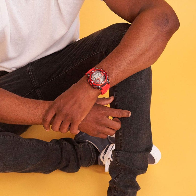 Armitron Sport Men's Digital Chronograph Resin Strap Watch, 40/8284 - Image 2