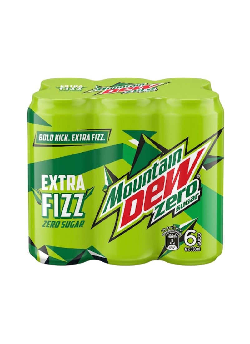 Mountain Dew Zero Sugar Carbonated Soft Drink Can - Image 3