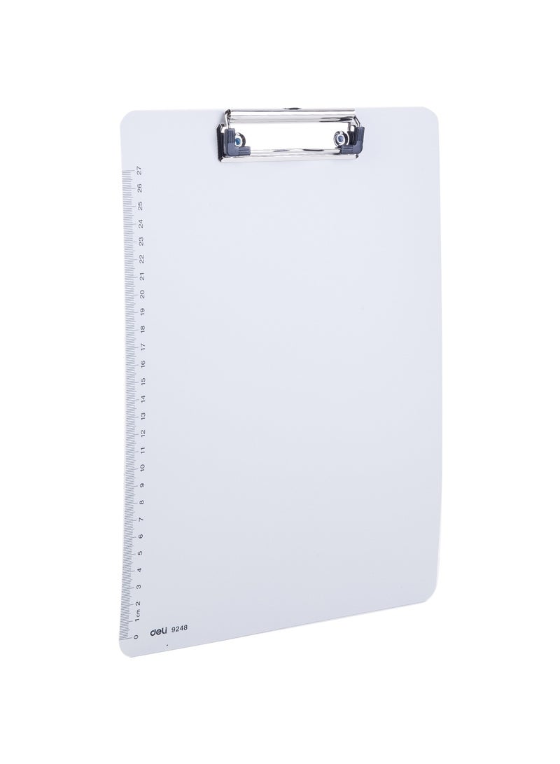 Deli E9248 A4 Clipboard - Grey - Image 2