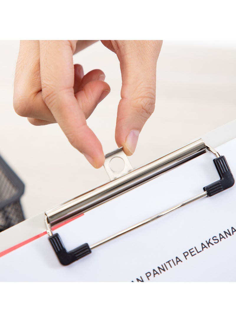 Deli E9248 A4 Clipboard - Grey - Image 5