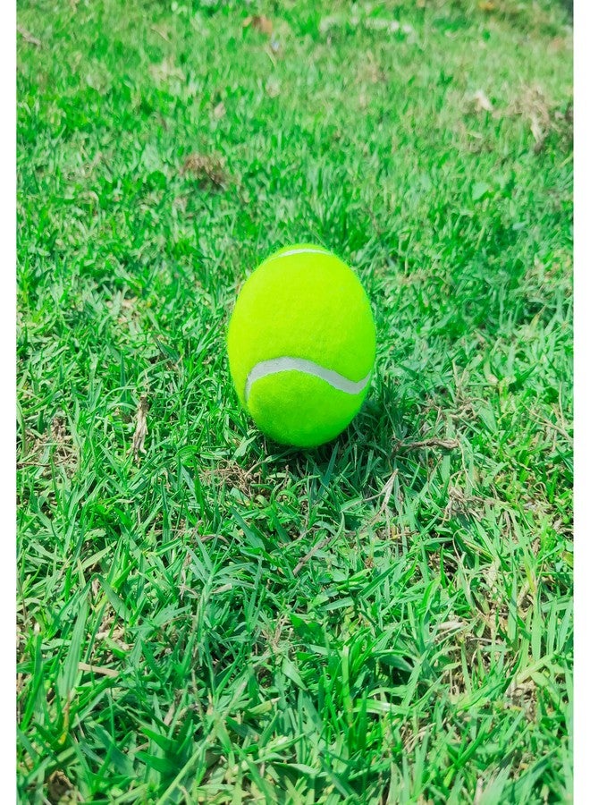 JPV Tennis Ball for Cricket Match Tournament | Soft Lightweight Tennis Balls Green Color 6 Pcs - Image 3