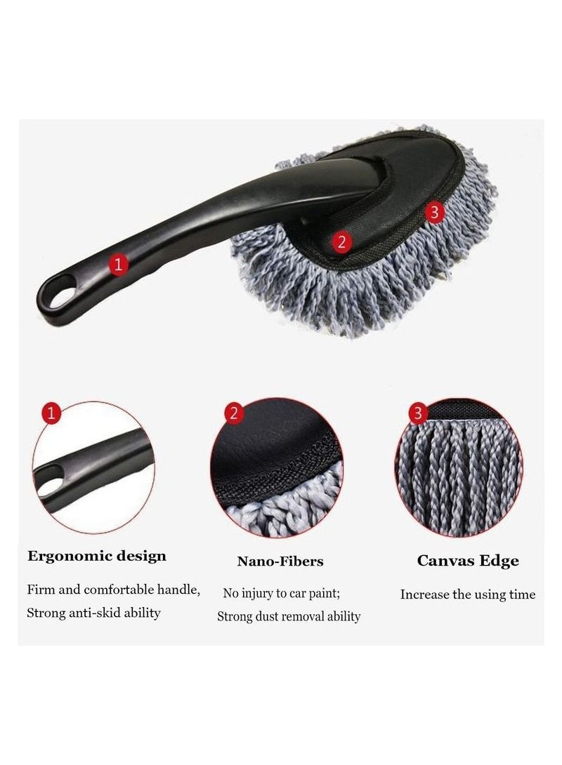 3XR Microfiber Car Dash Duster Brush for Car Cleaning / Home Kitchen Computer Cleaning Brush Dusting Tool - 3XR 1PC MultiPurpose Super Soft - Image 5