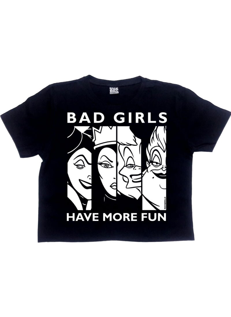 Fun Women Black Short, Crop Top Women's T-Shirt - pzsku/ZAA6D468BDB9E7D7B372CZ/45/_/1725790131/bc2d18d2-cacd-4c40-8780-6925153130cb