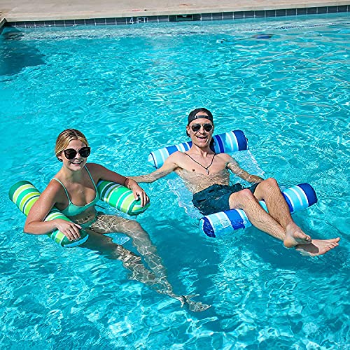 Ad Fresh Inflatable Swimming Floating Bed Pool Float Lounge,Adults Water Bed Lounge, Portable Swimming Pools Hammock Lounge Bed Water Inflatable Floating Bed - Image 5