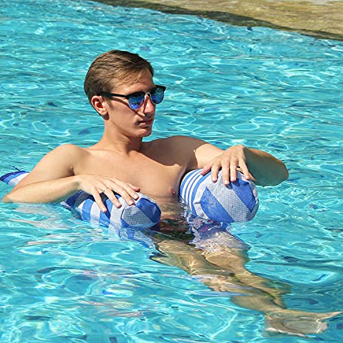 Ad Fresh Inflatable Swimming Floating Bed Pool Float Lounge,Adults Water Bed Lounge, Portable Swimming Pools Hammock Lounge Bed Water Inflatable Floating Bed - Image 4