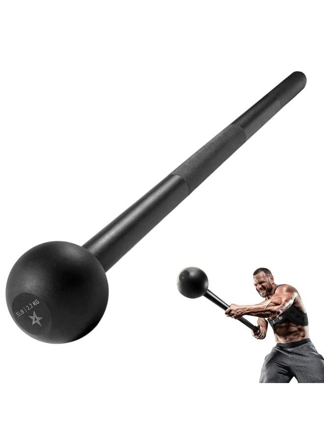 Yes4All Steel Mace Bell for Strength Training, Shoulder, Grips & Forearms Workouts - 15 Pounds - Image 1