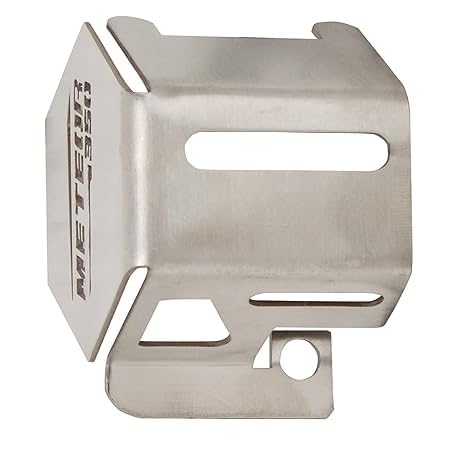 SELVIKE Meteor 350 Stainless Steel Rear Brake Oil Container Guard for (Meteor 350 Silver) - Image 4