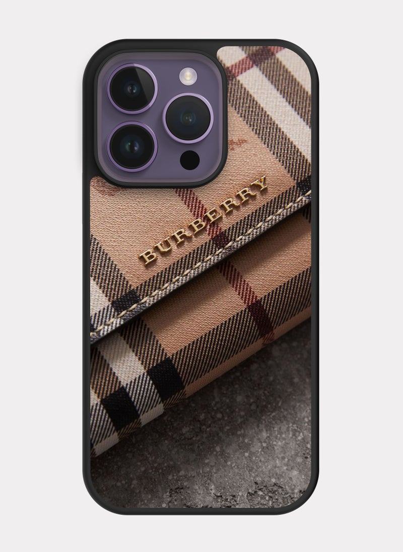 PXLAAT iPhone 14 Pro case cover Burberry - Image 1