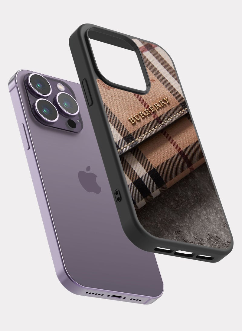 PXLAAT iPhone 14 Pro case cover Burberry - Image 2