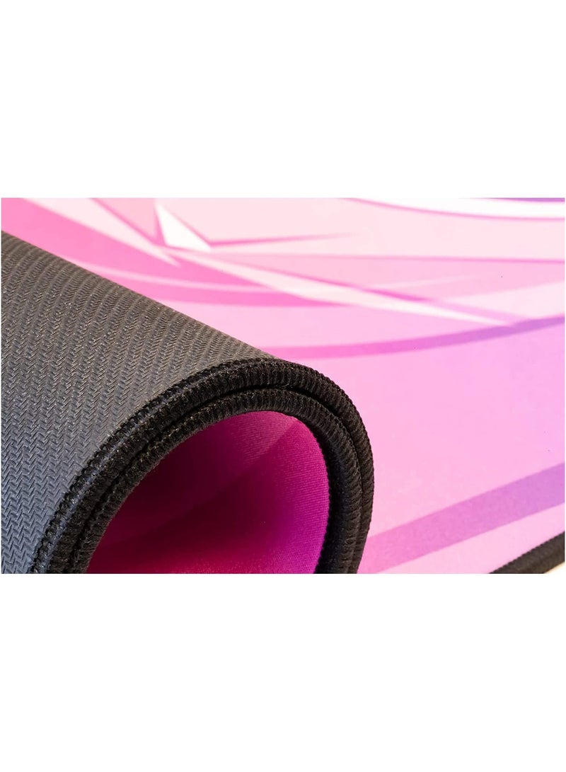 Gaming Mouse Pad - Size 29 X 24 - Speed Edition - Anti Slip Rubber Base - Stitched Edges - For All Mouse Sensors (Neon)  - Image 2