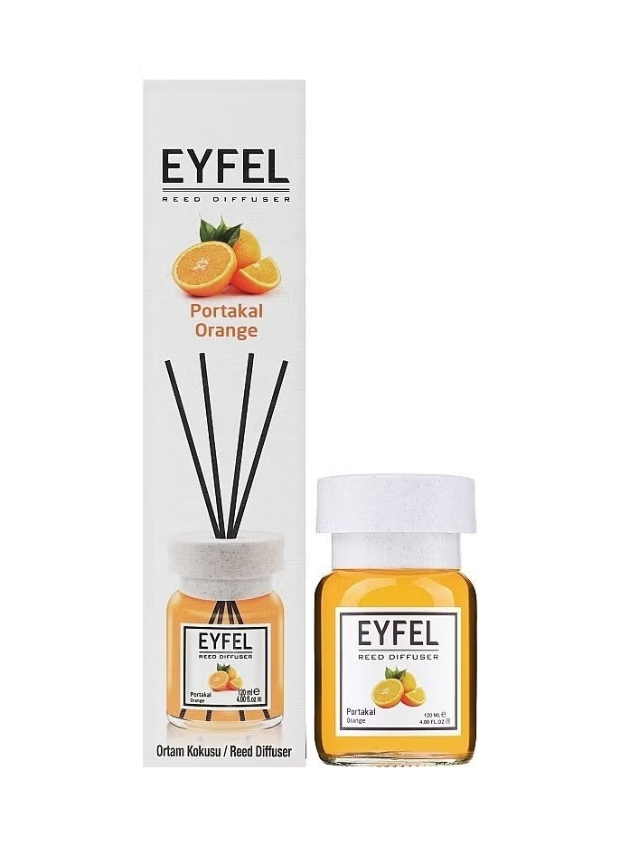 آيفيل مجموعة EYFEL Reed Diffuser Combo Pack - مجموعة من 4 قطع (4 × 120 مل) - عطور البرتقال والتوت الأسود والليمون والخزامى للمنزل والمكتب - Image 5
