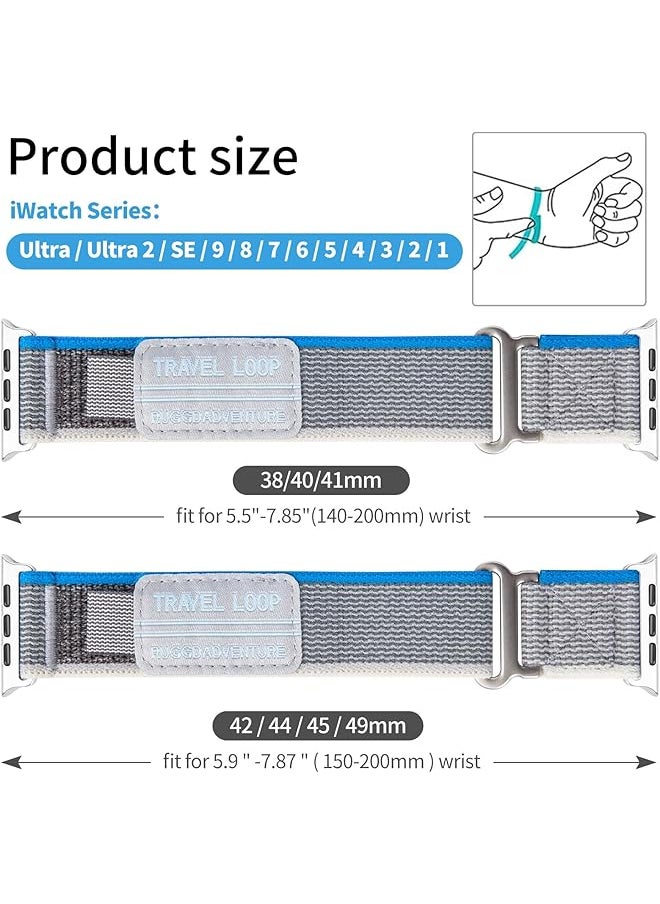 erorex - Trail Loop For Watch Band 49Mm 45Mm 44Mm 42Mm Iwatch Bands Women Men Sport Strap Nylon Bracelet Wristband For Watch Ultra Ultra 2 Series 9 8 7 6 5 4 3 2 1 Se - Image 1