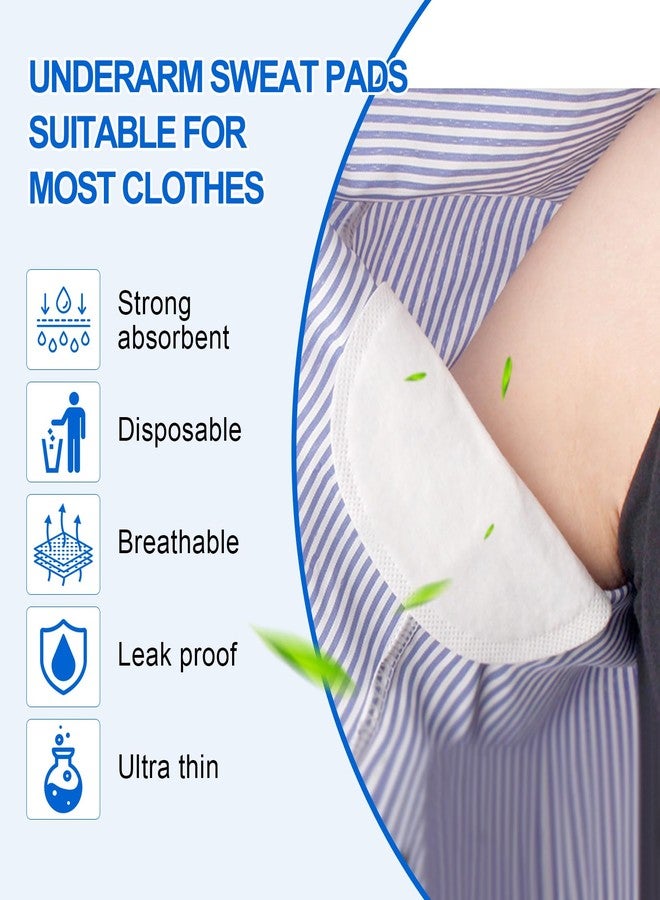 ifory Large Armpit Sweat Pads, Underarm Sweat Pads for Women and Men [100 PCS], Disposable Underarm Dress Shields/Guards, Comfortable, Non Visible, Enhanced Anti Sweat Protection - Image 5