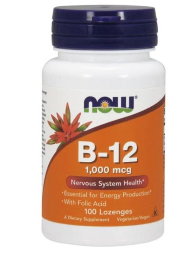 B-12 1000mcg Lozenges 100s