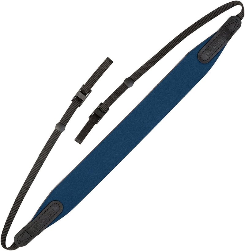 OP/TECH USA E-Z Comfort Neoprene Neck Strap – For DSLR Cameras, Mirrorless Cameras, Binoculars, Adjustable Length, Lightweight, Padded Shoulder Support, Universal Fit, Supports Up to 7lbs, Navy - Image 1