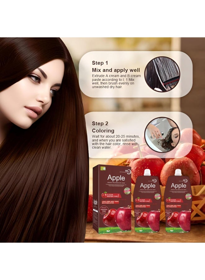 BLOOMING TIME AMMONIA-FREE DARK BROWN HAIR COLOR CREAM - Image 3