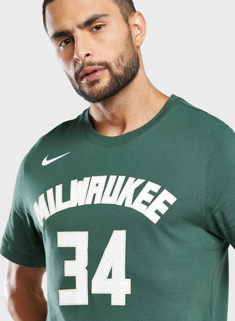 Nike Men's NBA Milwaukee Bucks T-Shirt