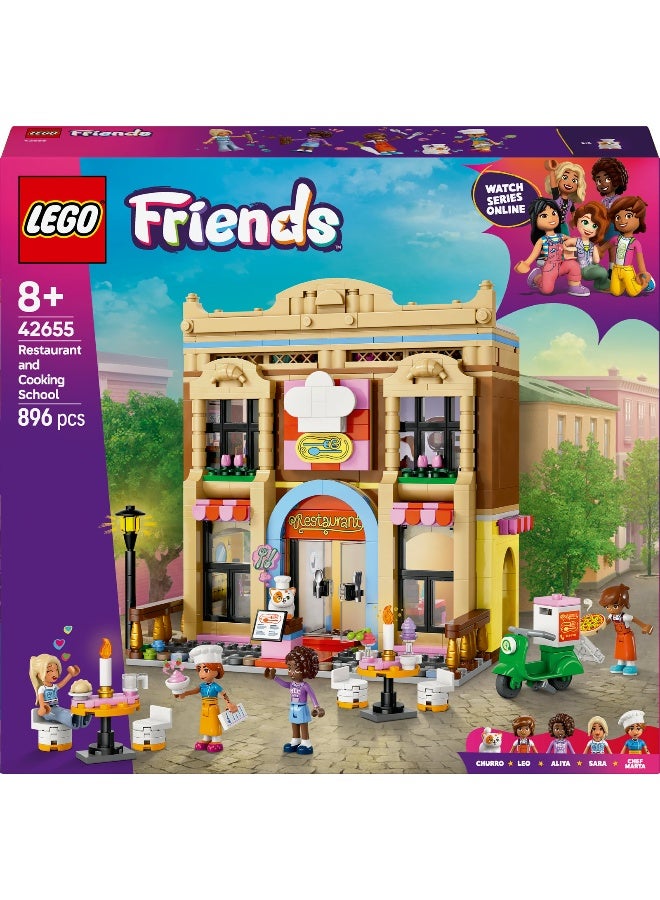 LEGO Friends Restaurant & Cooking School 42655 Building Set (896 Pieces) - Image 2