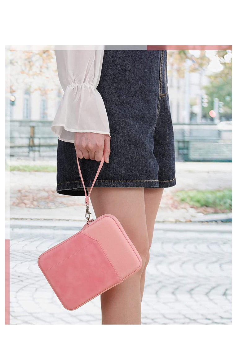 جراب للكمبيوتر اللوحي مقاس 10.9 بوصة مع جيوب تخزين تناسب جهاز iPad air 5 2022 iPad Pro 11 بوصة M2 2022 جراب لجهاز iPad من الجيل العاشر Ipad Air 4 Tab S8 11 "اللون وردي - Image 3