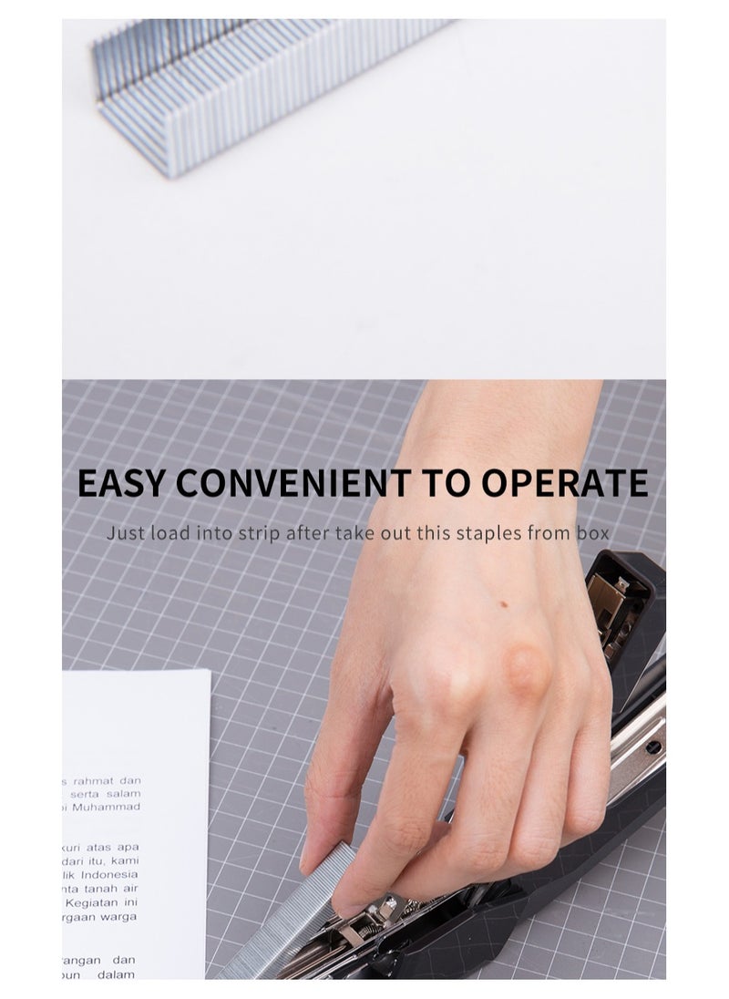Deli Deli ET70110 Staples - 53/8, Silver, 1000pcs - ideal for everyday stapling tasks  - Image 2
