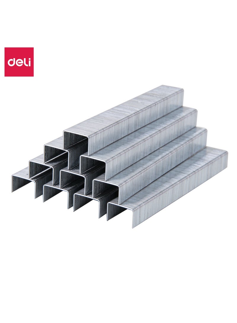 Deli ET70110 Staples - 53/8, Silver, 1000pcs - ideal for everyday stapling tasks - Image 1