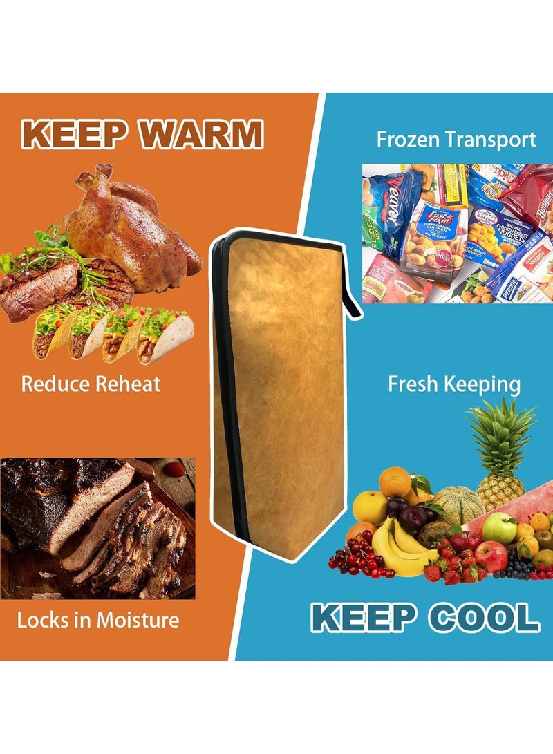 Barbecue accessories Outdoor barbecue thermal insulation bag reusable large capacity barbecue meat storage bag Thermal insulation bag - Image 2