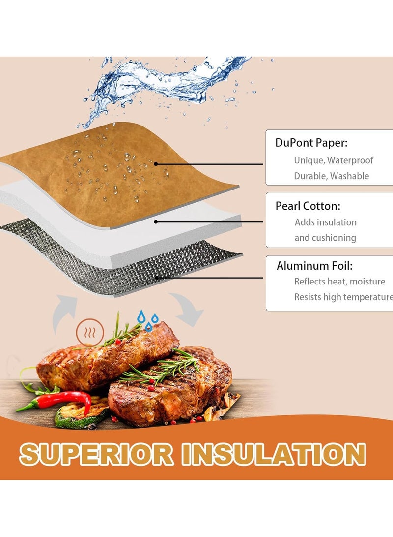 Barbecue accessories Outdoor barbecue thermal insulation bag reusable large capacity barbecue meat storage bag Thermal insulation bag - Image 3