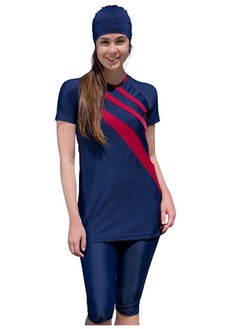 NIBEMINENT Short Sleeve Muslim Swimsuit Set  - Image 1
