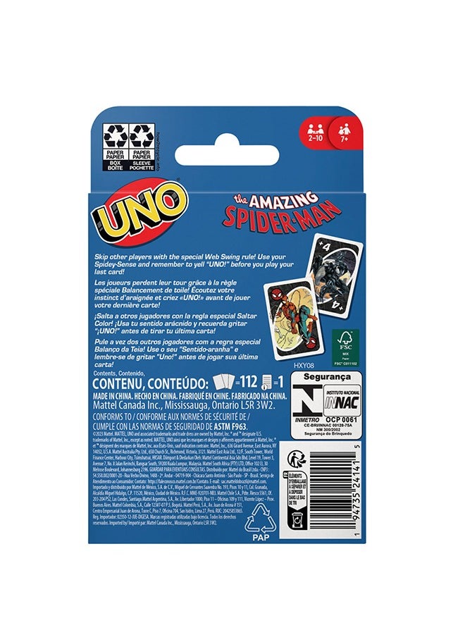 Mattel Games أونو سبايدر مان  - Image 2