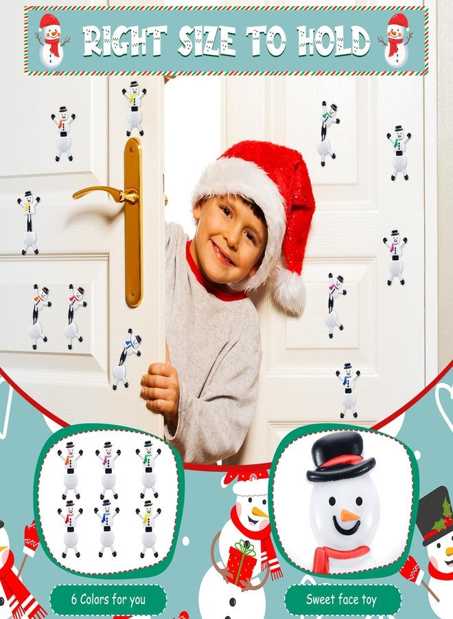هانايف، ٢٤ قطعة من ألعاب الحائط اللاصقة لعيد الميلاد، هدايا حفلات عيد الحب، ألعاب تسلق مطاطية، هدايا عيد ميلاد بالجملة، رجل لاصق للتسلق للحفلات، غنائم أو جوائز، حشو جوارب عيد الميلاد - Image 3