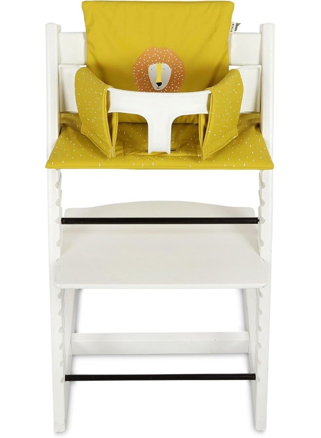 Trixie High Chair Cushion - Mr. Lion - Waterproof and Easy to Clean - 100% Recycled Polyester