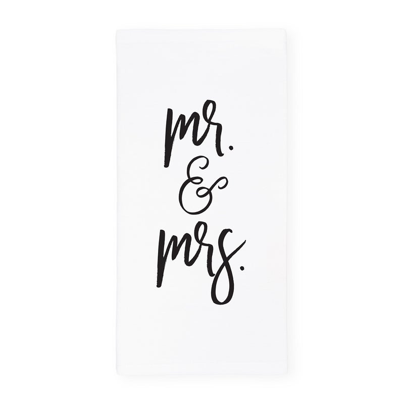 The Cotton & Canvas Co. The Cotton  Canvas Co Mr  Mrs Soft and Absorbent Kitchen Tea Towel Flour Sack Towel and Dish Cloth