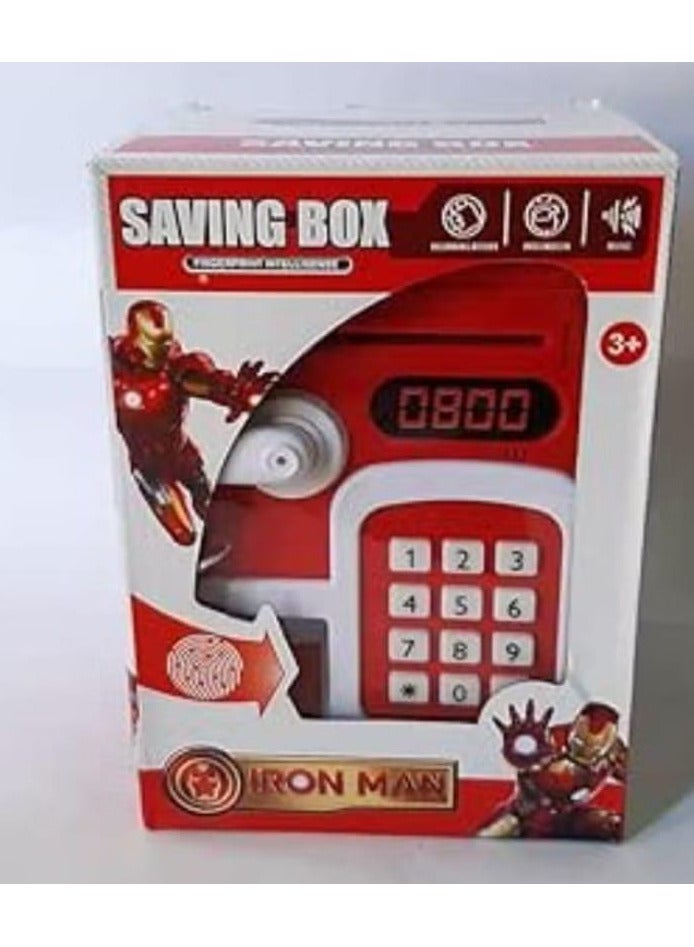 Professional Electronic Piggy Bank for Kids Boys Girls with Password Lock Automatic Scrolling Saving Box for Coins - Image 1