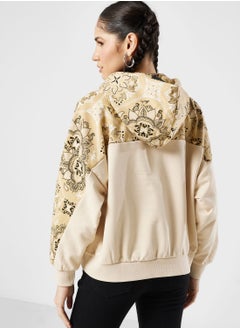 Karl Kani Serif Block Paisley Hoodie  - Image 2
