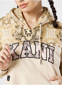 Karl Kani Serif Block Paisley Hoodie  - Image 3