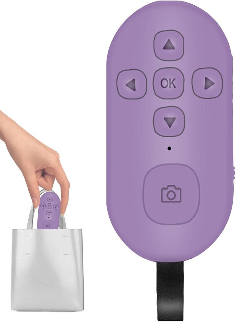 GGOOT Selfie Remote Control Shutter, Wireless Page Turner with Lithium Battery | Hands-Free Photo & Video Control for Smartphones &  Tablets - Image 1