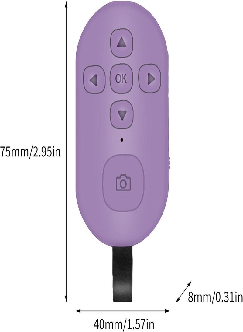 GGOOT Selfie Remote Control Shutter, Wireless Page Turner with Lithium Battery | Hands-Free Photo & Video Control for Smartphones &  Tablets - Image 5