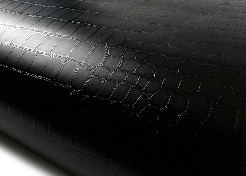 ROSEROSA Peel and Stick Faux Leather SelfAdhesive Wallpaper Door Wrap Countertop Moulding Trim SG48192