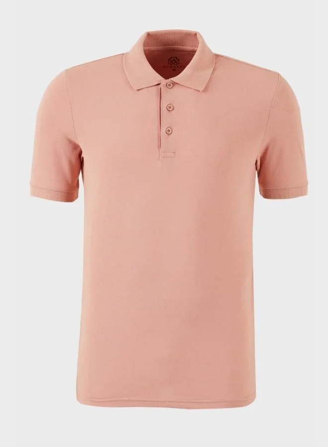 Buratti  Buratti Cotton Regular Fit Button-Down Polo Collar 3-Pack T-Shirt Men's T-SHIRT 5902127S3 for Men | Best Price UAE